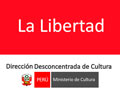 Logo de DIRECCIÓN DE CULTURA LA LIBERTAD